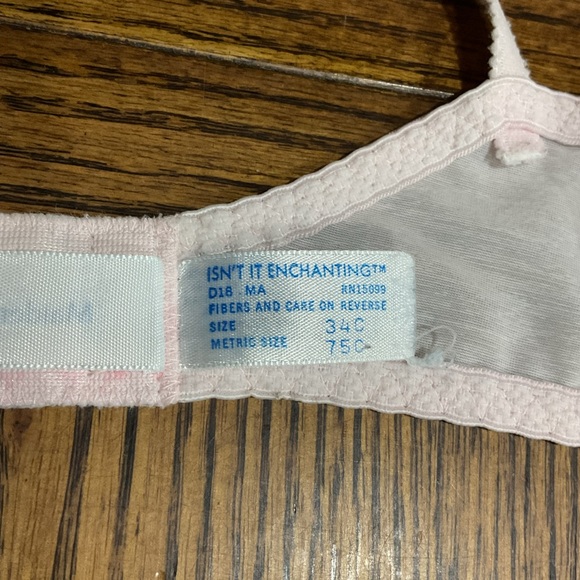 Maidenform Pink Satin Lace Bra - Picture 6 of 7